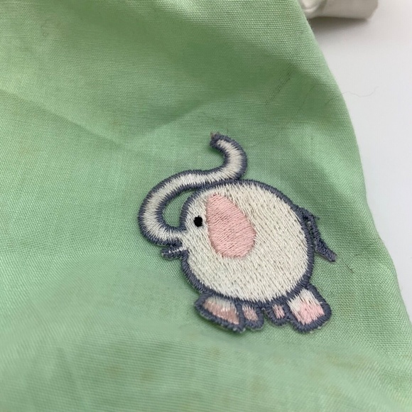 Vintage Cabbage Patch Kids Original Elephant Embroidered Collared Outfit - Picture 10 of 16